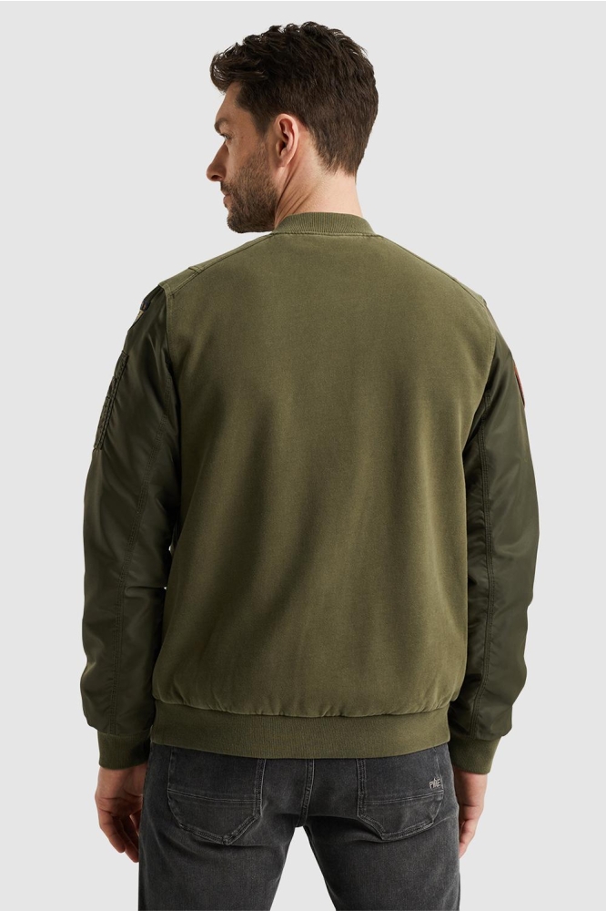 SWEAT JACKET IN A MATERIAL MIX PSW2402411 6149